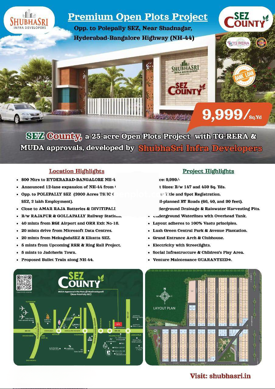 Venture for Sale in Stn. Jadcherla,Mahabubnagar